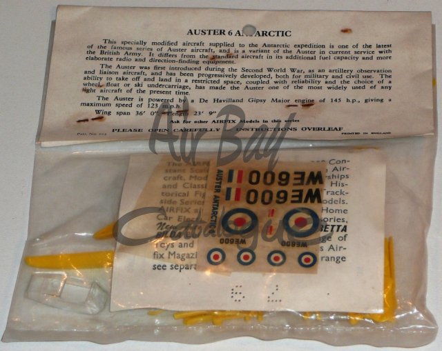 Bagged Auster Antarctic/Kits/Af - Click Image to Close