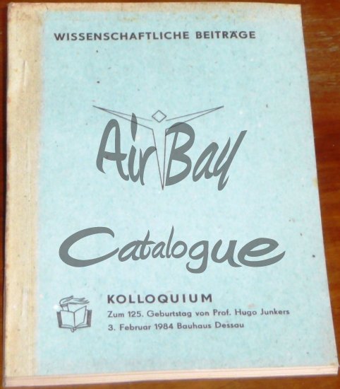 Kolloquium Zum 125.Geburstag von Prof. Junkers/Books/GE - Click Image to Close
