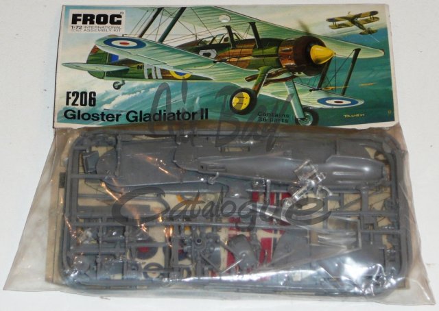 Bagged Gloster Gladiator/Kits/Frog - Click Image to Close