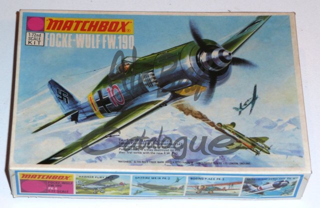 Focke Wulf FW 190/Kits/Matchbox - Click Image to Close