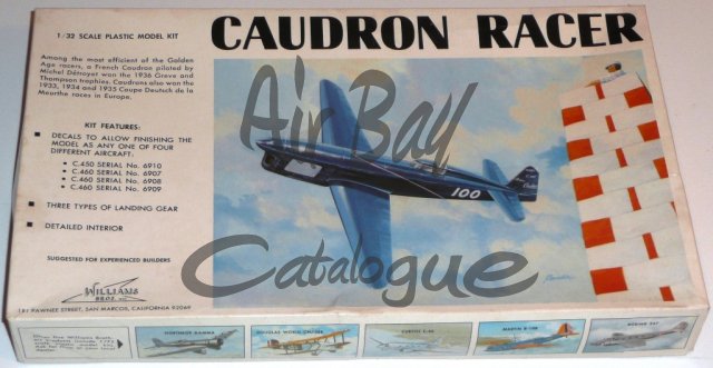 Caudron Racer/Kits/Williams Bros - Click Image to Close