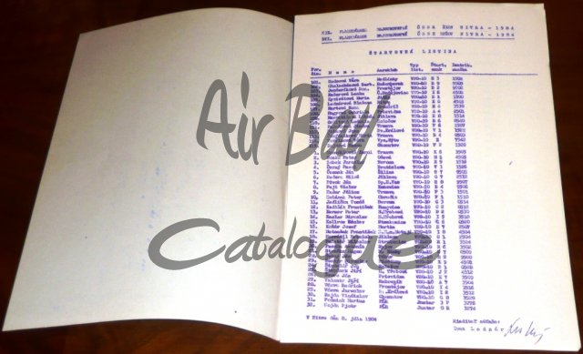 Championships 1984/Gliding/CZ - Click Image to Close