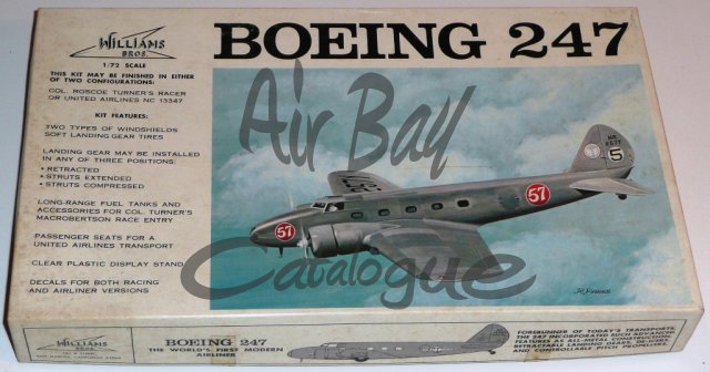 Boeing 247/Kits/Williams Bros - Click Image to Close