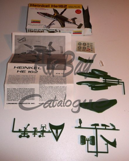 Heinkel He162/Kits/Lindberg - Click Image to Close