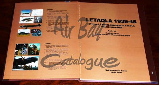 Letadla 1939-1945 Velka Britanie 1 a 2/Books/CZ - Click Image to Close