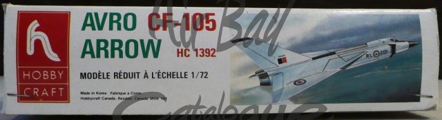 Avro Arrow CF 105/Kits/HobbyCraft - Click Image to Close