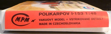 Polikarpov I-153/Kits/MPM - Click Image to Close