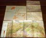 Set of vintage maps/Memo/CZ